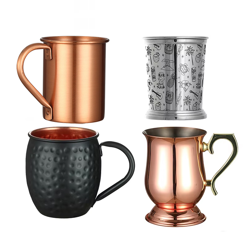 Mule Copper Mug - 銅メッキのハンマー,ステンレス鋼のカップ,鉄カップ