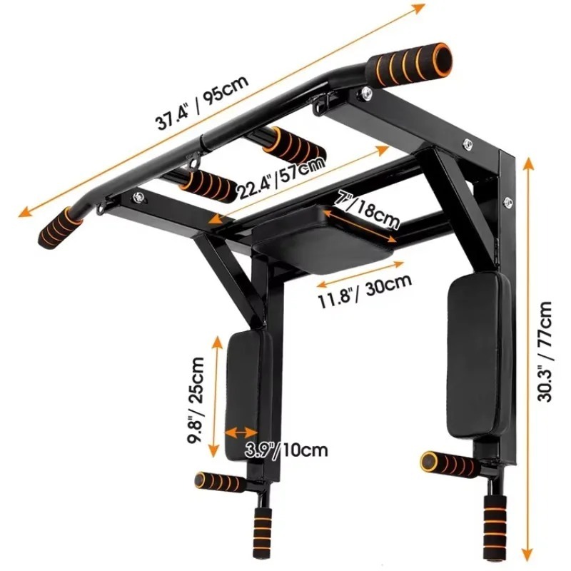 Home Bar And Gym - 壁掛け式懸垂バー（屋内用）、多機能室内ホームジム機器