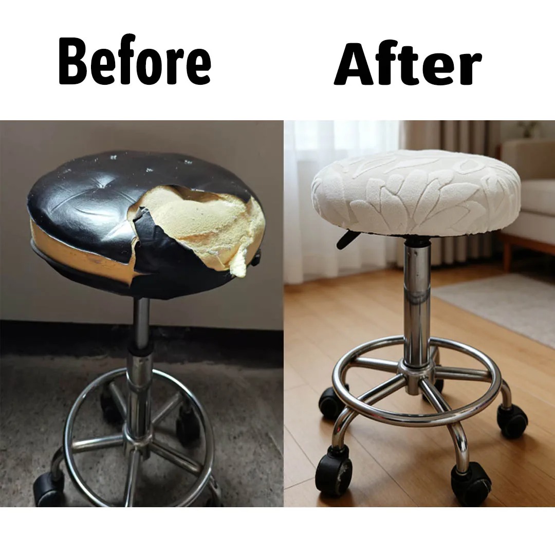 バースツールカバー カメリア柄 ジャカードフリース スリップ - Home Bar Seating のレビューと価格