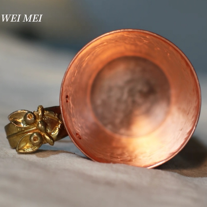手作りのヴィンテージ銅製朝食コーヒーカップ、厚みのある耐熱モ - Mule Copper Mug のレビューと価格