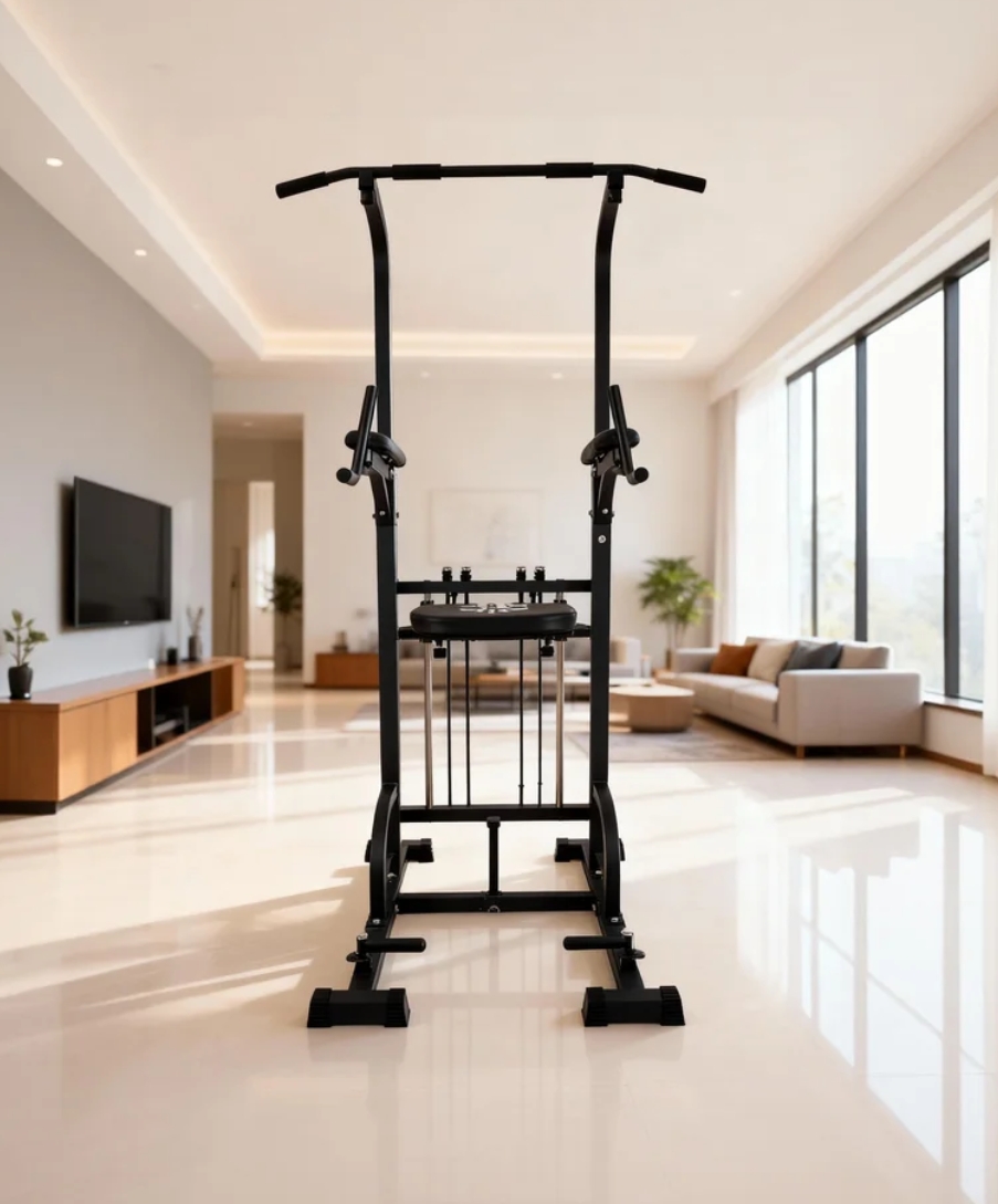 パワータワー プルアップディップステーション 450LBS  - Home Bar And Gym のレビューと価格