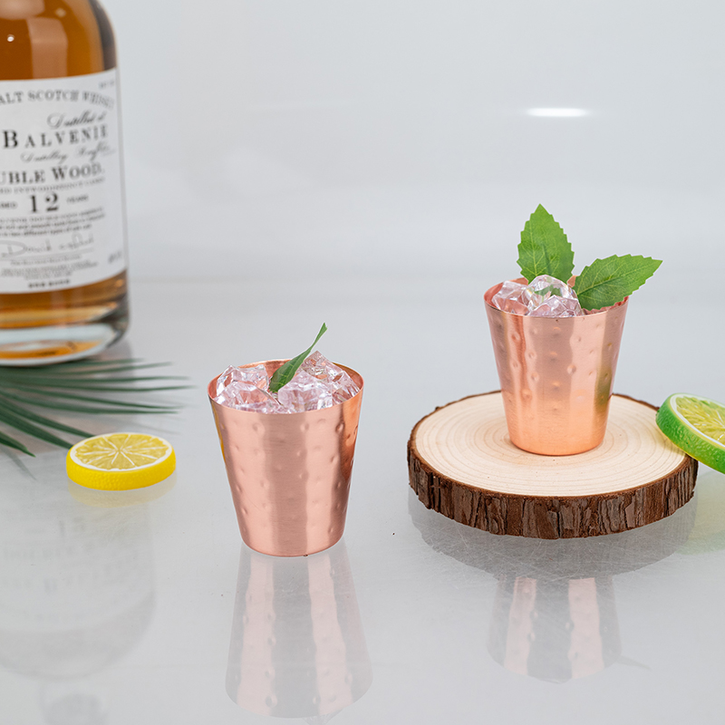 3/4個入り 新品 60ml 100%銅製カップ ミニ純銅  - Mule Copper Mug のレビューと価格