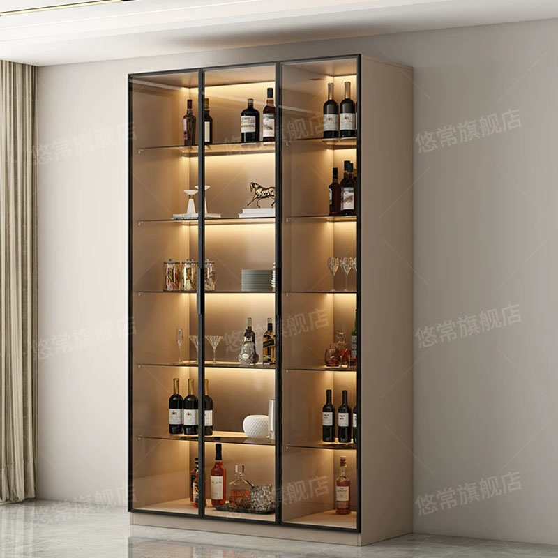 デザイナーモダンなバーキャビネットリビングルームの棚装飾北欧 - Home Bar Shelves のレビューと価格