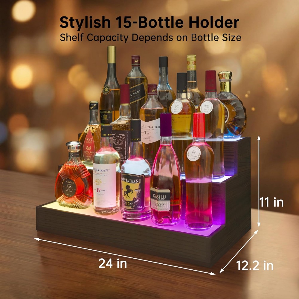 ホームバー用LEDボトルディスプレイ棚 |   ウイスキース - Home Bar Shelves のレビューと価格