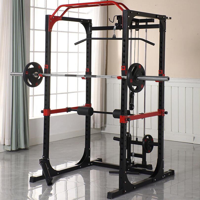 商用パワーケージスクワットラック、マルチグリップ懸垂バー、調 - Home Bar And Gym のレビューと価格