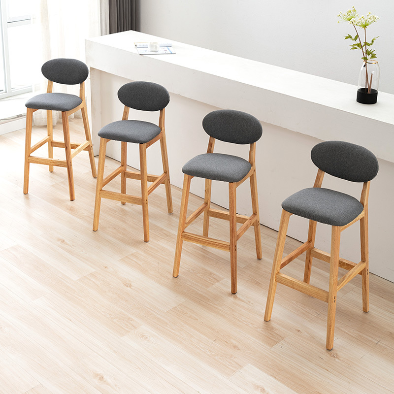 シンプルな無垢材のバーチェア、ダイニングチェア、レストランの - Home Bar Stools のレビューと価格