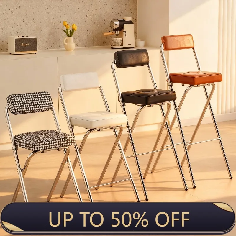 45/55/65/75cm バースツール 背もたれ付き 折り - Home Bar Seating のレビューと価格