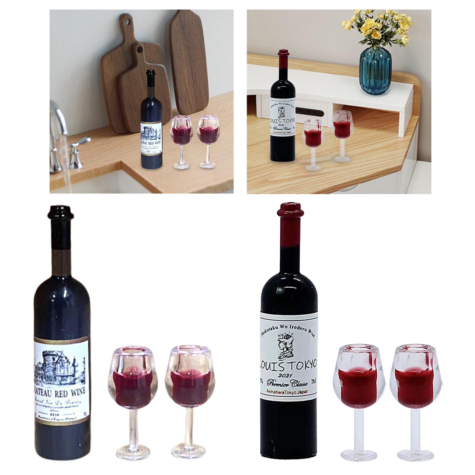 1/12 スケールドールハウスワインボトルカップ風景用品ドー - Home Bar Setup のレビューと価格
