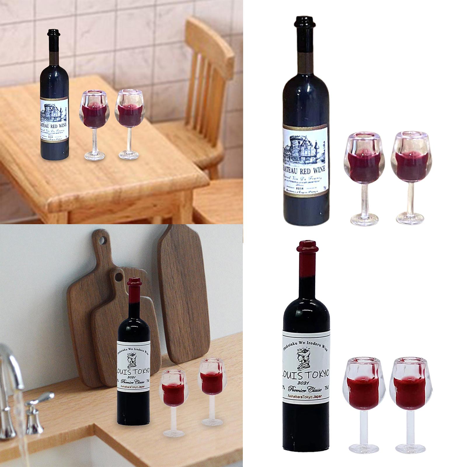 1/12 スケールドールハウスワインボトルカップ風景用品ドー - Home Bar Setup のレビューと価格