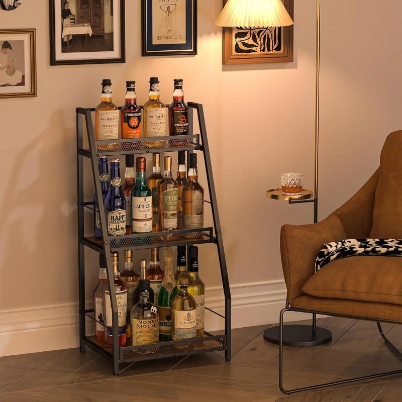 3段式ラダーワインラック自立型フロアステップシェルフ（ホーム - Home Bar Shelves のレビューと価格