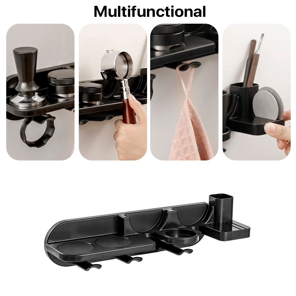 エスプレッソアクセサリーホルダーステーション壁掛けオーガナイ - Home Bar Shelves のレビューと価格