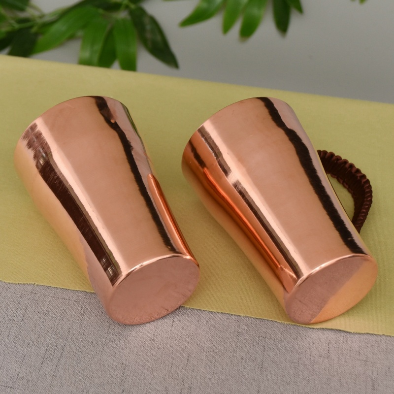 手作り純銅ビールミルクマグ織りハンドル増粘水モスコミュール  - Mule Copper Mug のレビューと価格